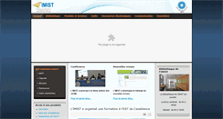 Desktop Screenshot of imist.ma